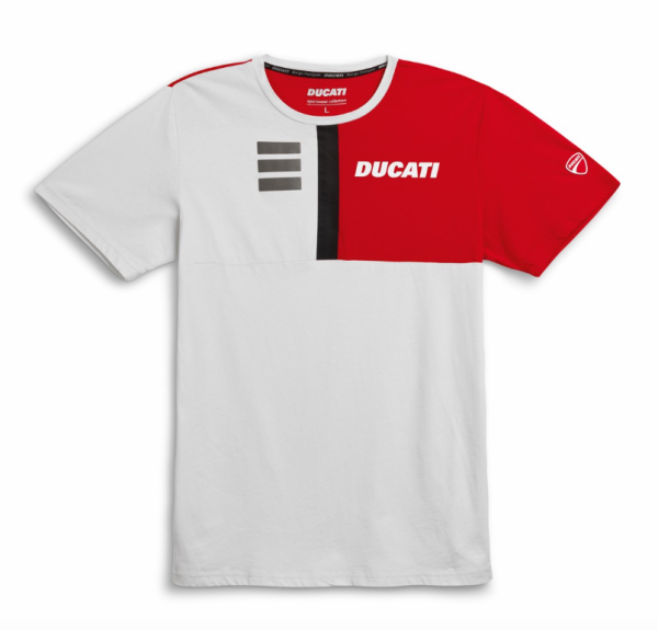 POLERA DUCATI EXPLORER BLANCA
